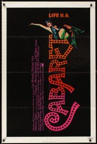 7g132 CABARET 1sh '72 singing & dancing Liza Minnelli in Nazi Germany, directed by Bob Fosse!