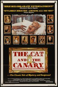 7g144 CAT & THE CANARY 1sh '79 Radley Metzger, Honor Blackman, Olivia Hussey!