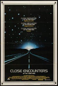 7g161 CLOSE ENCOUNTERS OF THE THIRD KIND 1sh '77 Spielberg's sci-fi classic!