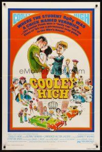 7g168 COOLEY HIGH 1sh '75 AIP, the student body was a chick named Veronica!