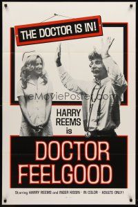 7g215 DOCTOR FEELGOOD 1sh '70s great image of Harry Reems as physician of love!