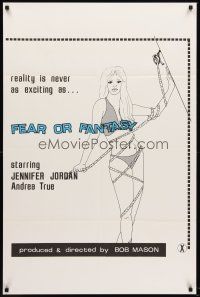7g255 FEAR OR FANTASY 1sh '70 Jennifer Jordan & Andrea True, sexual fetishes!