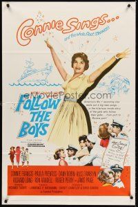 7g273 FOLLOW THE BOYS 1sh '63 Connie Francis sings and the whole Navy fleet swings!