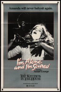 7g286 FRIGHT/KILLER IS IN THE HOUSE 1sh '70s Susan George will never babysit again!