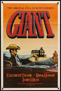 7g300 GIANT 1sh R83 cool image of James Dean, directed by George Stevens!