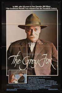 7g326 GREY FOX 1sh '81 Richard Farnsworth as gentleman bandit, western!