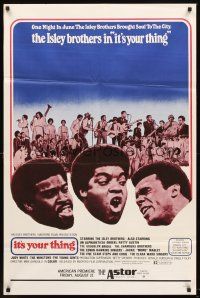 7g410 IT'S YOUR THING 1sh '70 The Isley Brothers w/Patti Austin, Ike Turner, Tina Turner!