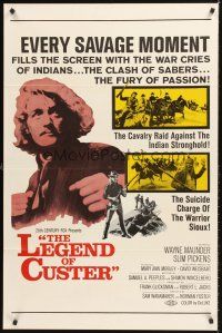 7g450 LEGEND OF CUSTER 1sh '67 Wayne Maunder leads the cavalry raid against the Indians!