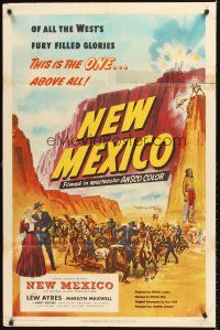 7g566 NEW MEXICO 1sh '50 Irving Reis directed, Lew Ayres, Marilyn Maxwell & Andy Devine