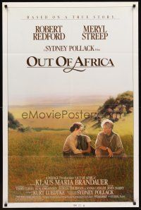 7g608 OUT OF AFRICA 1sh '85 Robert Redford & Meryl Streep, directed by Sydney Pollack!