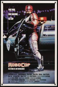 7g695 ROBOCOP 1sh '87 Paul Verhoeven classic, Peter Weller is part man, part machine, all cop!