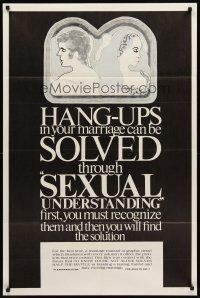 7g740 SEXUAL UNDERSTANDING 1sh '70 hang-ups, a marriage manual in graphic detail!