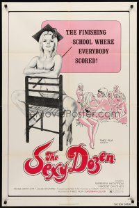 7g742 SEXY DOZEN 1sh 1974 Barbara Hedstrom, Vincent Gauthier, Renee Saint Cyr, school sex!