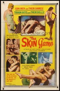 7g764 SKIN GAME 1sh '65 a tale of hot cars, cold cash & easy women!