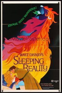 7g769 SLEEPING BEAUTY style A 1sh R79 Walt Disney cartoon fairy tale fantasy classic!