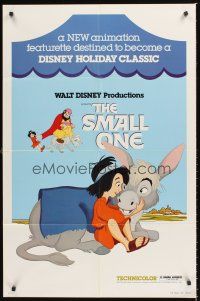 7g774 SMALL ONE 1sh '78 Walt Disney, Don Bluth, animated donkey cartoon!