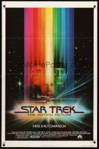7g799 STAR TREK advance 1sh '79 Peak art of William Shatner, Leonard Nimoy & Persis Khambatta!