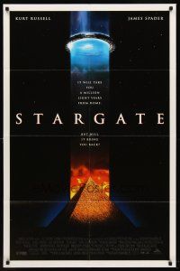 7g800 STARGATE DS 1sh '94 Kurt Russell, James Spader, a million light years from home!