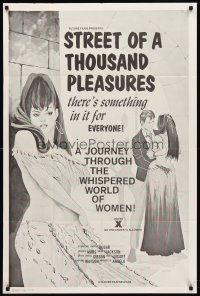 7g812 STREET OF A THOUSAND PLEASURES 1sh '72 journey through the whispered world of women!