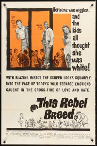 7g873 THIS REBEL BREED 1sh '60 Rita Moreno as Wiggles, they all thought she was white!