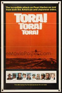 7g891 TORA TORA TORA int'l style B 1sh '70 the re-creation of the incredible attack on Pearl Harbor!