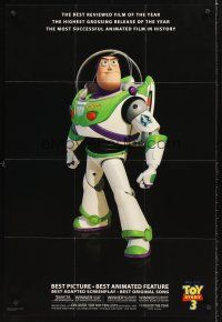 7g895 TOY STORY 3 2-sided 1sh 10 Disney/Pixar, Buzz Lightyear on one side, movie scenes on other!