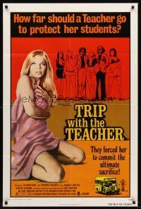 7g901 TRIP WITH THE TEACHER 1sh '74 super sexy Brenda Fogarty goes too far for her students!