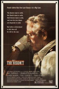 7g930 VERDICT 1sh '82 lawyer Paul Newman has one last chance, written by David Mamet!