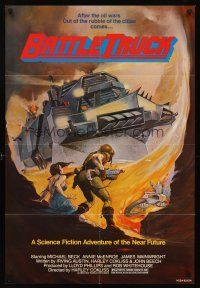 7g943 WARLORDS OF THE 21ST CENTURY 1sh '82 Michael Beck is a new kind of hero after World War III!
