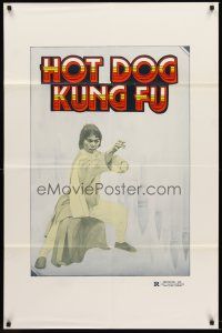 7g981 WRITING KUNG FU 1sh '86 wild image from martial arts action, Hot Dog Kung Fu!