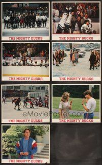 7h765 D2: THE MIGHTY DUCKS 7 LCs '94 Disney, Emilio Estevez coaches teens at ice hockey!
