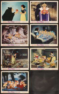 7h806 SNOW WHITE & THE SEVEN DWARFS 7 LCs R75 Walt Disney animated cartoon fantasy classic!