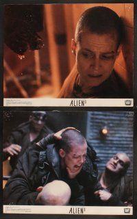 7h758 ALIEN 3 7 color 11x14 stills '92 Sigourney Weaver as Ripley, sci-fi sequel!