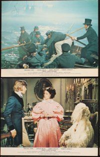 7h855 GREAT EXPECTATIONS 6 color 11x14 stills '74 Michael York