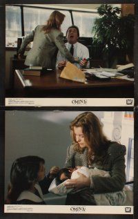 7h481 OMEN 4 THE AWAKENING 8 color 11x14 stills '91 they said it was over, they were wrong!