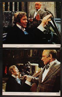 7h602 SLEUTH 8 color 11x14 stills '72 Laurence Olivier, Michael Caine, directed by Mankiewicz!