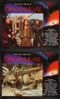 7h220 DRAGONHEART 8 English LCs '96 Dennis Quaid, Dina Meyer, cool special effects images!