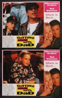 7h270 GETTING EVEN WITH DAD 8 English LCs '94 father & son Macaulay Culkin & Ted Danson!
