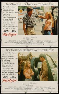 7h886 RIVER 6 English LCs '84 Mark Rydell directed, Mel Gibson, Sissy Spacek!