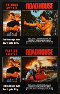 7h955 ROAD HOUSE 5 English LCs '89 Patrick Swayze is the best bouncer in the business!