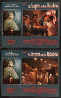 7h570 SERPENT & THE RAINBOW 8 English LCs '88 directed by Wes Craven, don't bury me, I'm not dead!