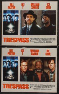 7h680 TRESPASS 8 English LCs '92 Bill Paxton, Ice-T, Ice Cube, directed by Walter Hill!