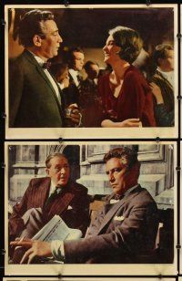 7h789 NO LOVE FOR JOHNNIE 7 English LCs '61 Peter Finch, Stanley Holloway, Mary Peach