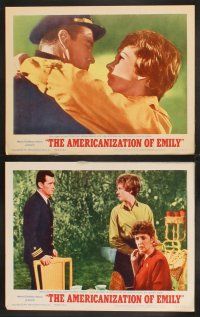 7h055 AMERICANIZATION OF EMILY 8 LCs '64 James Garner, Julie Andrews, James Coburn!
