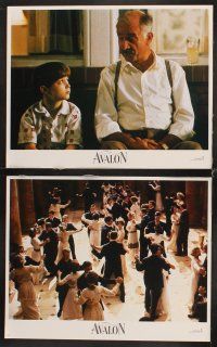 7h073 AVALON 8 LCs '90 Armin Mueller-Stahl & Elizabeth Perkins, directed by Barry Levinson!