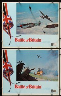 7h089 BATTLE OF BRITAIN 8 LCs '69 all-star cast in historical World War II battle!
