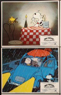 7h829 BON VOYAGE CHARLIE BROWN 6 LCs '80 Peanuts, Snoopy, Charles M. Schulz