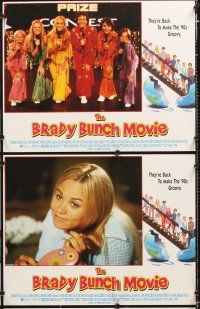 7h124 BRADY BUNCH MOVIE 8 English LCs '95 Shelley Long & Gary Cole as Mike & Carol, they're back!