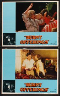 7h139 BURNT OFFERINGS 8 LCs '76 Oliver Reed, sexy Karen Black, something evil is behind the door!