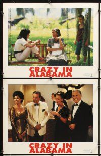 7h181 CRAZY IN ALABAMA 8 LCs '99 Melanie Griffith, Morse, Meat Loaf, directed by Antonio Banderas!